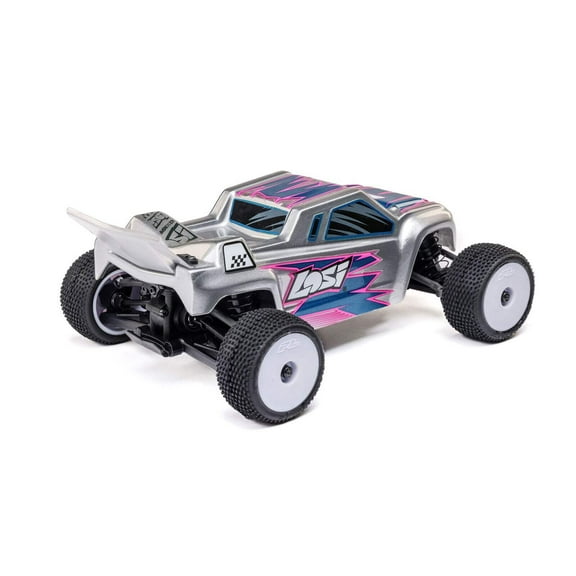 Losi 1/28 Micro-T 2S 2WD RTR Stadium Truck (Battery  Charger Included) - Silver