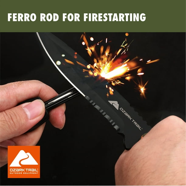 Ozark Trail Camping Tool Set, 12 Piece, Includes Flashlight