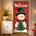 thumbnail image 5 of Traditional Christmas Banner Santa Claus Red Outfit Decorative Design for Holiday Party Indoor Event Christmas Decoration, 5 of 9