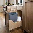 thumbnail image 6 of Rev-A-Shelf Single Pullout Trash Can 35 qt. w/ Soft-close Slides, 4WCSC-1535DM-1, 6 of 11