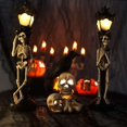thumbnail image 3 of Choosebetter Halloween Miniature Glowing Skull Street Light，LED Light Halloween Light Decoration, 3 of 4