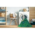 thumbnail image 2 of Ahgly Company Machine Washable Indoor Square Transitional Spring Green Area Rugs, 6' Square, 2 of 7