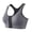 AB283 Black, variant on Front Closure Seamless Yoga Bra For Women Non Padded Wirefree Support Bra Lightweight Comfort Bralette For Everyday Wear