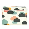 thumbnail image 7 of Yayeee Collapsible Cube Storage Bin with Lid Fabric Closet Decorative Basket with Handles, Simple Clouds, 7 of 7