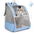 thumbnail image 1 of Mochila SsawCasa Cat Large para mascotas de hasta 7 kg, color azul, 1 of 8