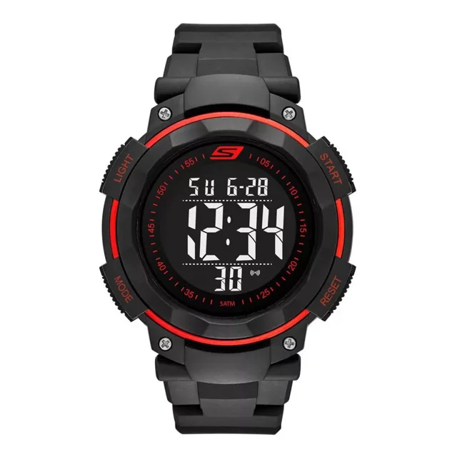 Reloj Negro/rojo Skechers Hombre Unitalla Mod.sr1022