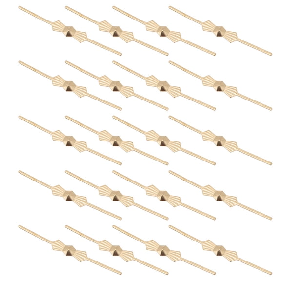 Clispeed 300Pcs Golden Bowtie Clips for Ceiling Light and Chandelier Replacement
