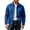 Blue, variant on Men's Classic Trucker Jacket Lapel Collar Button Down Long Sleeve Multi Pockets Casual Daily Trendy Versatile Outerwear Yellow XL