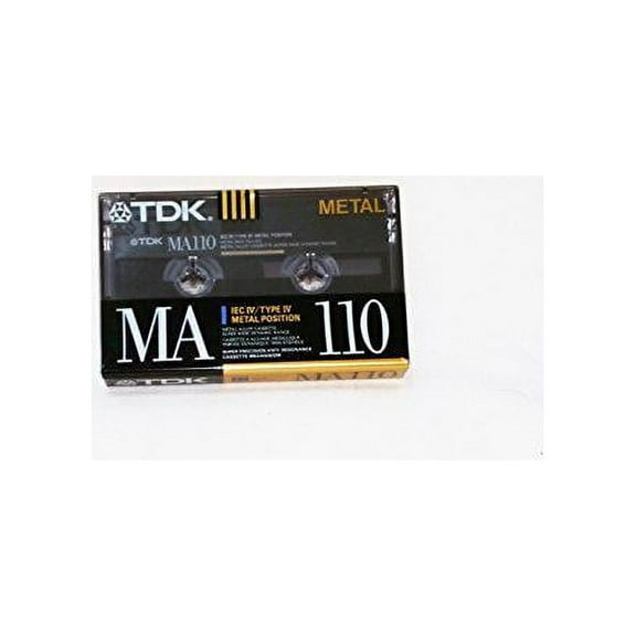 tdk ma110 metal biased metal alloy 110 minutes cassette tape