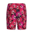 thumbnail image 2 of Lsque Orchids Flowers Mens Sleep Pajama Shorts,Short Pajama Pants, Cotton Ultra-Soft Knit-Large, 2 of 9