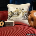 thumbnail image 2 of The HomeCentric Throw Pillow Covers, Pillow Covers, Decorative Pillow Covers Pack of 2, 18x18 inch (45x45 cm) White, Velvet Throw Pillow Covers, Handmade Pillow Covers,, Abstract - Crystal Motorbike, 2 of 10