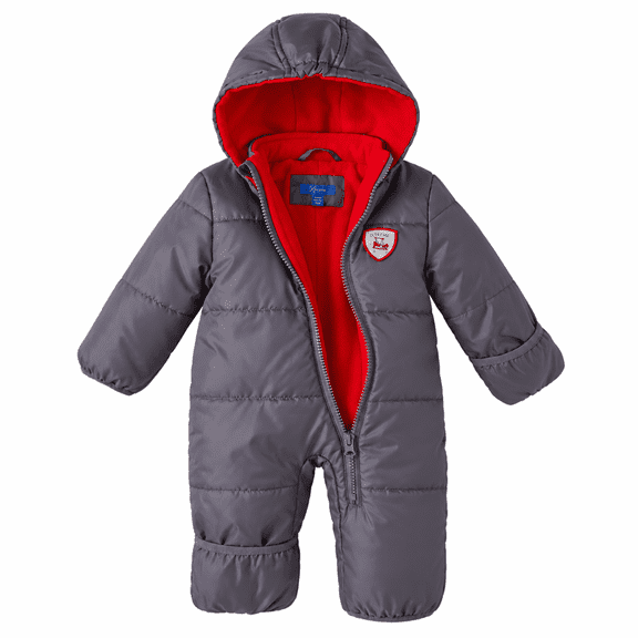 iXtreme Baby Boy's Snow Pram - Newborn Infant Hooded Bodysuit Bunting Snowsuit (0-24M)
