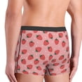 thumbnail image 4 of Kdxio Men's Boxer Briefs with Strawberries Print - Comfortable and Breathable Underwear for Everyday Wear, 4 of 7