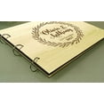 thumbnail image 4 of Handmade Custom Guest Book Rustic Wedding Wood Engraved Advice Book Photo Album Personalized Scrapbook, 4 of 6