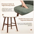 thumbnail image 5 of Carolayne 26" Bar Stool Set of 6 with Upholstered Back, for Home Kitchen, Sage Green, 5 of 7