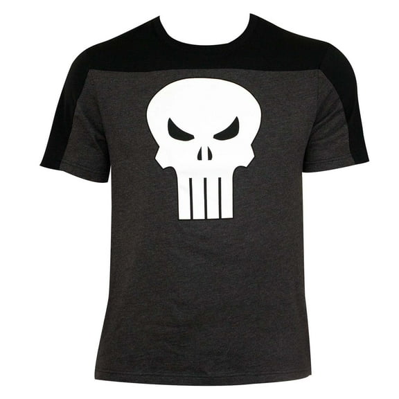 Punisher Men's Black On Black T-Shirt-XX-Large