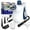 Blue(JQ399), variant on Multi-Surface Natural Steam Cleaner with 12 Accessories: Portable Power for Home