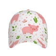 thumbnail image 2 of Disketp Funny Little Pigs Print Baseball Caps For Outdoor Sports Fashion Casual Outdoor Caps Men Women, 2 of 8