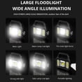thumbnail image 3 of Outdoor Portable Camping Fishing Flashlight Work Light Multi-Modes Solar Powered, 3 of 8