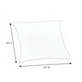 thumbnail image 2 of Casual Cushion Solid Sunbrella Fabric 1-Piece Indoor/Outdoor Square Throw Pillow, 20"W x 20"L, Canvas Brick, 2 of 3