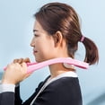 thumbnail image 2 of Hand Roller Neck Shoulder Dual Trigger Point Self Massager Relieve (Pink), 2 of 5