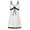 White, variant on Lovskoo Womens 2024 Satin Sleepwear Lace Babydoll V Neck Side Slit Sleepwear Nightgowns for Women 2024 Chemise Black