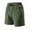 Olive Green, variant on WREESH Men's Athletic Shorts Fashion Casual Camouflage Elastic Waist Drawstring Casual Fitness Sports Shorts Gray