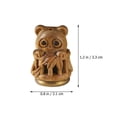 thumbnail image 1 of Sachet Pendant Panda Shape Car Decoration Brown Wood Material Diffusing Aroma Smell 1Pcs, 1 of 3
