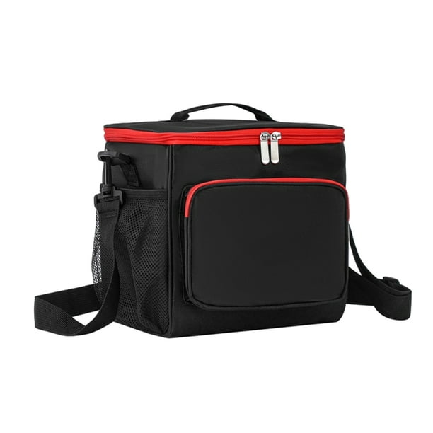 Cateissary Bolsa de almuerzo con aislamiento de poliéster, tamaño de aislamiento térmico, bolsa ligera para lonchera, multifuncional, negro Type3 NO3