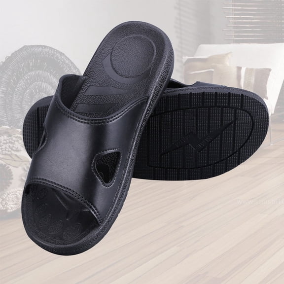ADDHAT Soft Anti-Static Slippers for Home Use, Comfortable and Lightweight 1 Pair Indoor Shoes