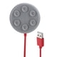 thumbnail image 4 of Cargador inalámbrico para teléfono móvil de 15W, almohadilla de carga rápida portátil, base con ventosa, tipo gris, 4 of 14