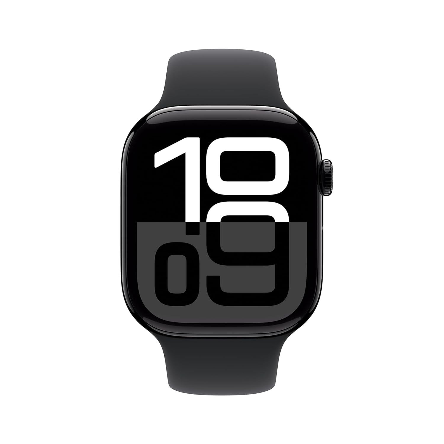 Apple Watch Series 10 (GPS) 46mm Jet Black Aluminum Case with 