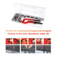 thumbnail image 3 of 75pcs Thread Repair Kit Metric HSS Drill Helicoil Stripped Damaged Thread Restore Tool Set Automotive Tools Thread Metric Inserts & Repair Kits M5-M8, 3 of 8
