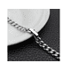 thumbnail image 2 of Collar Y Pulseras Cubana Cadena Acero Inoxidable 50+19/21cm Xtellar plateado, 2 of 4