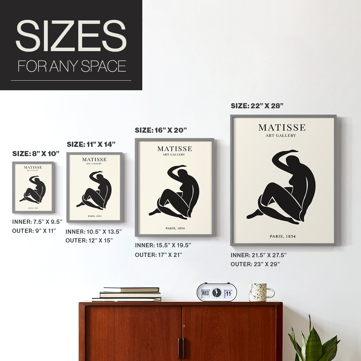 Matisse LXV Framed Print - Solid Wood