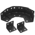 thumbnail image 1 of WHAMVOX 10Pcs Stainless Steel Angle Brackets for Wood Shelf Support, 1 of 8
