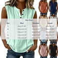 thumbnail image 2 of Womens Summer Tank Tops, Sleeveless Shirts for Women Casual Solid Color Button Down Dressy Blouses Mothers Gifts, 2 of 6