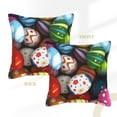 thumbnail image 3 of Bingfone Decorative Pillow Covers 16"X16" Easter Egg Couch Pillow Cases Modern Farmhouse Covers For Couch Sofa Bed, 3 of 9