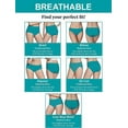 thumbnail image 5 of Fruit of the Loom Women's Breathable Underwear Plus Size Hi Cut - Micro Mesh - 10 Pack - Assorted Colors, 9, 5 of 6
