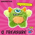 thumbnail image 4 of Multipet Mini Pet Plush Hedgehog Small Dog Toy with Squeaker, Purple, 4 of 10