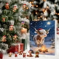 thumbnail image 6 of YIKA Hristmas Cow Advent Calendar 2025 24 Days Of Christmas Advent Calendar Hanging Ornament Christmas Decorations Christmas Decorations Indoor A, 6 of 6