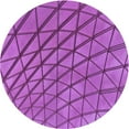 thumbnail image 1 of Ahgly Company Indoor Round Patterned Dark Orchid Purple Area Rugs, 8' Round, 1 of 6