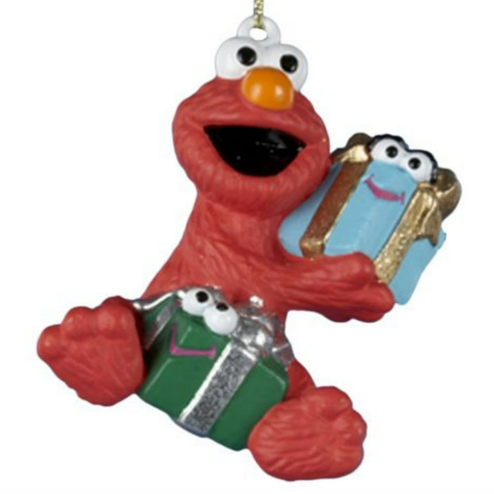 Sesame Street Christmas Ornament Elmo with Gift Holiday Ornament 59