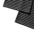 thumbnail image 5 of Fengqque Women's Striped Wide Leg Pants Elastic Waist Drawstring Baggy Casual Palazzo Trousers Black L(L), 5 of 7
