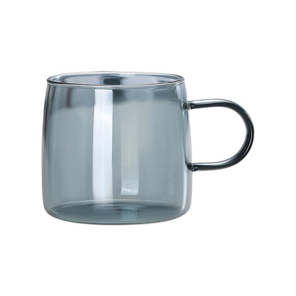 CUCUBA Lot De 6 Tasses à Café En Verre Transparent De Forme