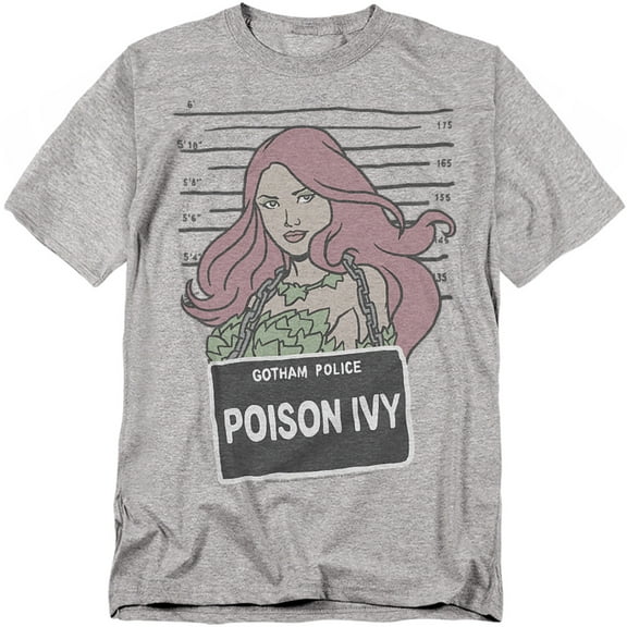 Batman T-Shirt The Poison Ivy Mugshot Unisex Graphic Tee for Men & Women