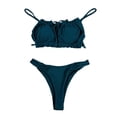 thumbnail image 3 of Bikini de triángulo para mujer Trajes de baño Traje de baño de 2 piezas Bikini Yuyangstore Traje de bikini de mujer, 3 of 8