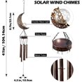 thumbnail image 5 of Solar Led Wind Chime Garden Outdoor Solar Powered Metal Wind Chime Light Waterproof Mobile Hanging Lamp Windbell Light For Patio Deck Lawns, 5 of 5
