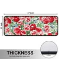 thumbnail image 5 of Kitchen Rugs Sets Of 2,Pioneer Flower Floral Print Pattern Anti Fatigue Kitchen Mat Rugs Non Slip Washable,Decorative Kitchen Floor Mats for Kitchen,Sink,Laundry,17"x47"+17"x47", 5 of 5