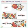thumbnail image 3 of FORMRS Long Sleeve Top and Pants Pajama Set for Niños 2-Piece Sleepwear, Sizes 18M-8Y, Vibrant Japanese Flowers, 3 of 6
